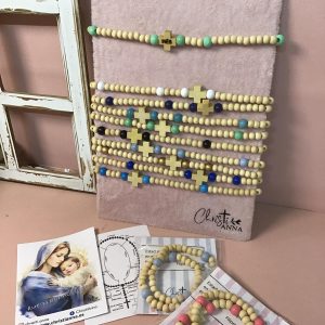 Rosario Madera Pulsera
