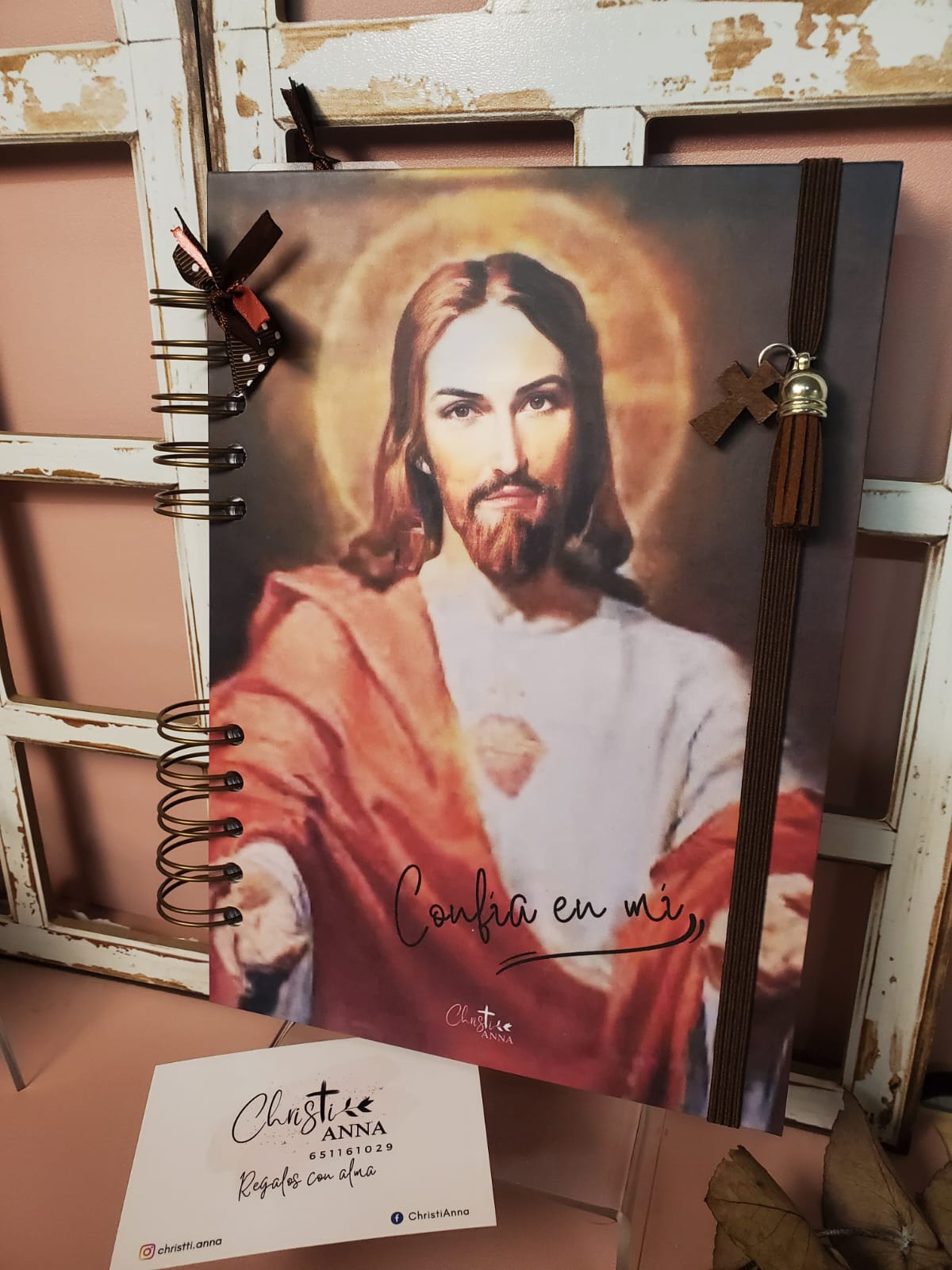 Cuaderno Sagrado Corazón personalizado