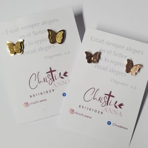Pendiente "Mariposa Brilli"