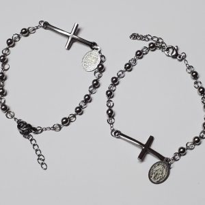 Pulsera cadena "Cruz-Milagrosa"