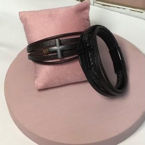 Pulsera "Trenza Cruz"