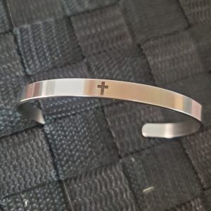 Pulsera Abierta "Grabada"